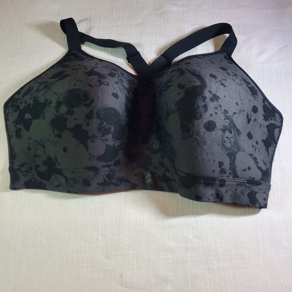 Under Armour Womens Mid Crossback Sports Bra Padded Medium Support Size 3X